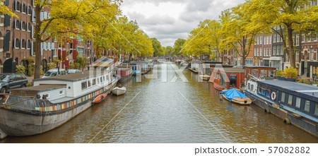 Traditional old buildings in Amsterdam Traditional old buildings in Amsterdam 57082882