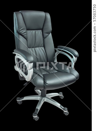 office chair on black background office chair on black background 57083750