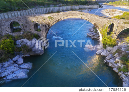 The Old Ottoman Mesi Bridge in Shkoder The Old Ottoman Mesi Bridge in Shkoder 57084226