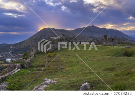 The Ancient Rozafa Castle in Shkoder Albania The Ancient Rozafa Castle in Shkoder Albania 57084283