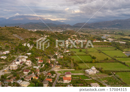 The Ancient Rozafa Castle in Shkoder Albania The Ancient Rozafa Castle in Shkoder Albania 57084315