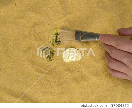 bitcoin on golden sand bitcoin on golden sand 57084873