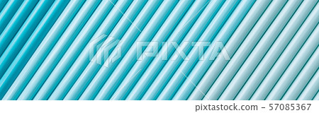 Drinking straws in blue colors. Banner format. Drinking straws in blue colors. Banner format. 57085367