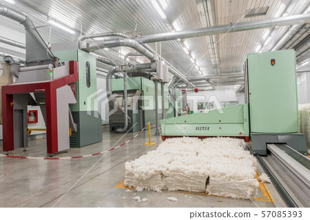 carding machine in textile factory carding machine in textile factory 57085393
