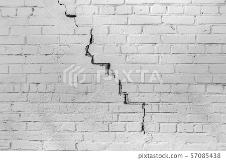 Abstract weathered texture stained old stucco light gray and aged paint white brick wall background 57085438