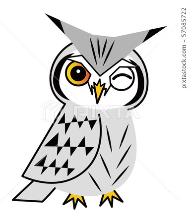 Owl, fashionable, vector illustration Owl, fashionable, vector illustration 57085722
