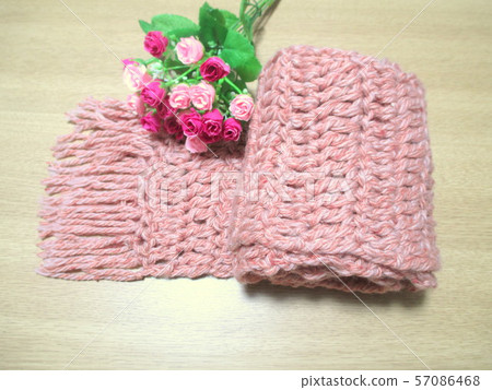 Handmade pink scarf handmade Handmade pink scarf handmade 57086468