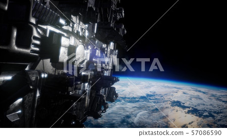 UFO Flying in the space 57086590