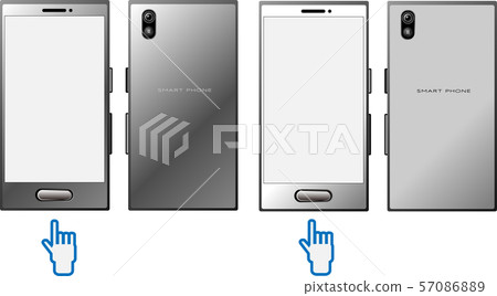 Smartphone (with fingertip icon) Smartphone (with fingertip icon) 57086889