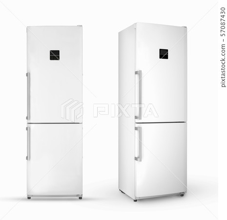 household refrigerator on a white background 57087430