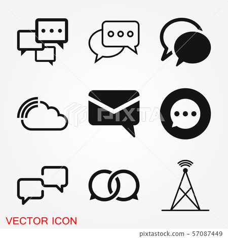 Comunication icon. Data Comunication Icon Comunication icon. Data Comunication Icon 57087449