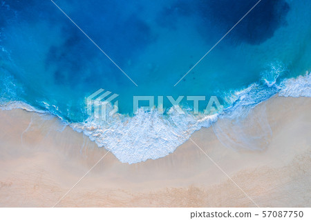 Aerial view of Kelingking Beach in Nusa Penida 57087750