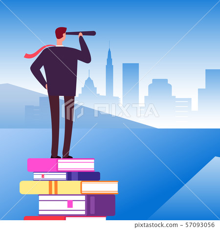 Self education open new horizons vector illustration 57093056