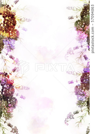 植物的圖像桃紅色美好的花拼貼畫構成背景圖表 插圖素材 圖庫