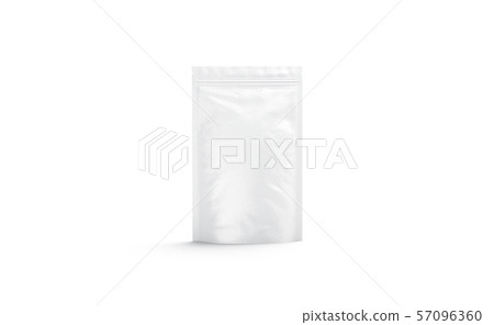 Download Blank White Zipper Pouch Mockup Stand Isolated Stock Illustration 57096360 Pixta