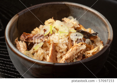 Cooked rice of autumn sword fish 57097153