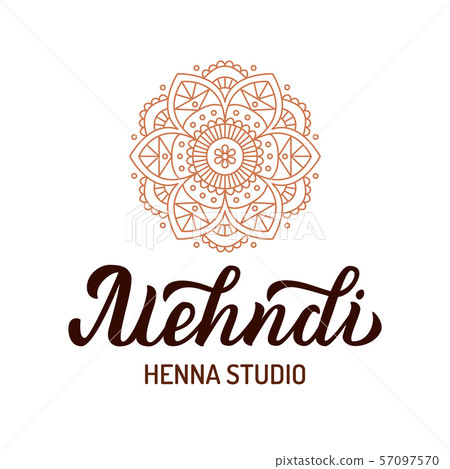 Mehndi design logo | Logo design, Cool designs, Mehndi designs