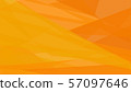 Orange color polygonal shapes, modern background 57097646