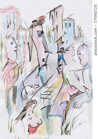 People in the street 57098728