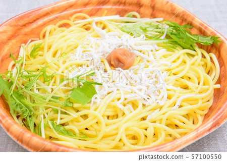 Plum and shirasu pasta Plum and shirasu pasta 57100550