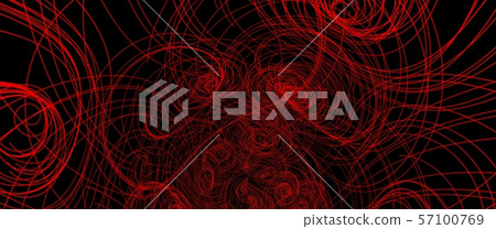 red spiral on black background 57100769
