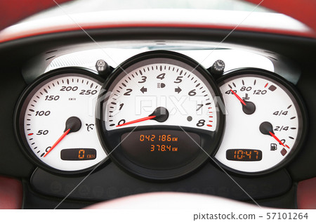 instrumentation of a sports car 57101264