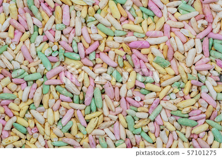 Background of painted foam rice 57101275