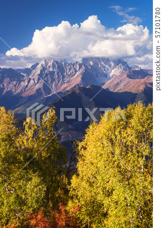 Autumn Landscape with a view of the top of the Autumn Landscape with a view of the top of the 57101780