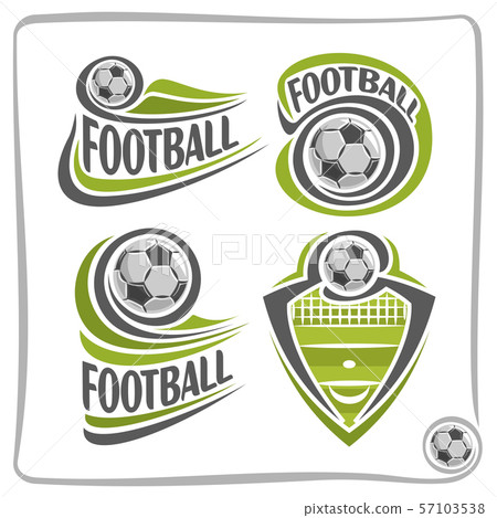 Vector set for Football - Stock Illustration [57103538] - PIXTA