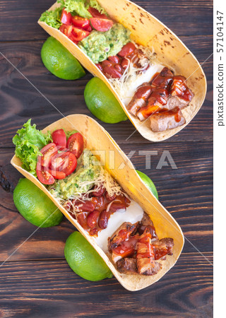 Tacos with fillings 57104147
