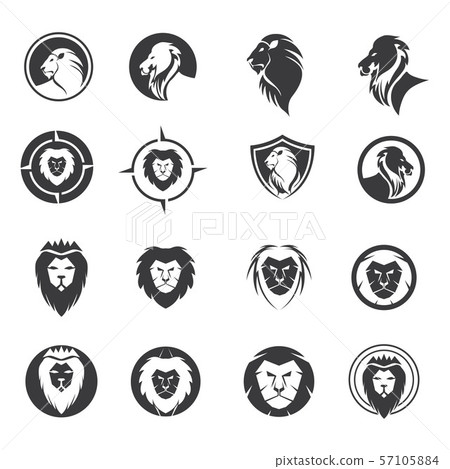 Lion logo vector template Vectors 57105884