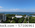 Scenery from Merlion Observatory on Sentosa Island, Singapore (2) Singapore Strait Scenery from Merlion Observatory on Sentosa Island, Singapore (2) Singapore Strait 57106961