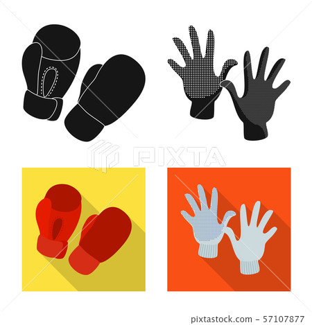 Vector design of silhouette and safety symbol. Set of silhouette and comfort stock vector 57107877