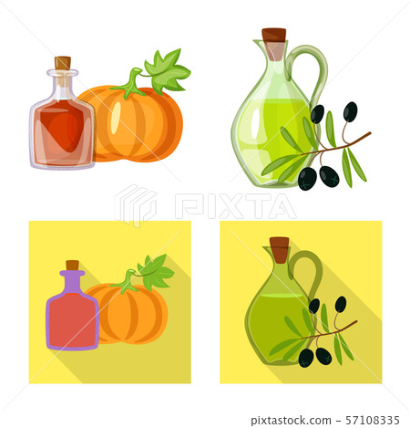 Vector illustration of healthy and vegetable icon. Collection of healthy and agriculture stock Vector illustration of healthy and vegetable icon. Collection of healthy and agriculture stock 57108335