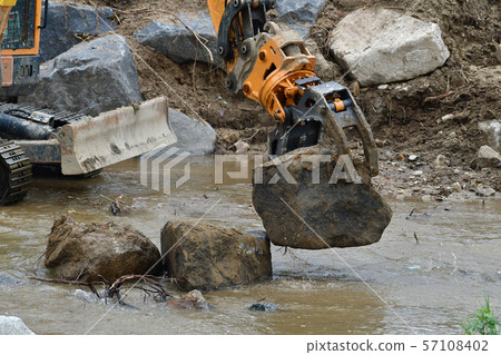 River maintenance work 57108402