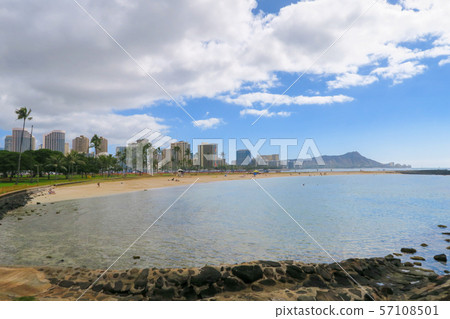 魔島潟湖和鑽石頭 魔島潟湖和鑽石頭 57108501