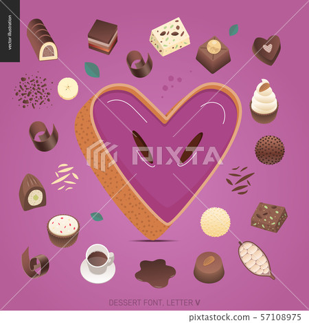 Dessert temptation font 57108975