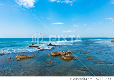 Indian Ocean coast on Sri Lanka 57110833