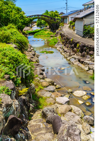 Kanhama Eyeglass Bridge [Okama Town, Unzen city Nagasaki Prefecture] 57112686