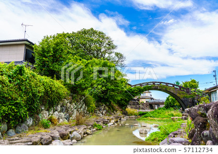 Kanhama Eyeglass Bridge [Okama Town, Unzen city Nagasaki Prefecture] 57112734