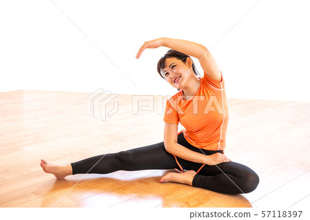 Women stretching 57118397
