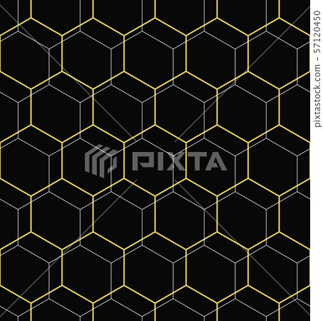 Seamless Abstract Pattern With Hexagons 57120450