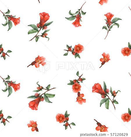 Watercolor floral pattern Watercolor floral pattern 57120829