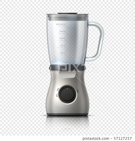 Blender Empty Juicer Or Food Mixer Isolated 插圖素材 圖庫