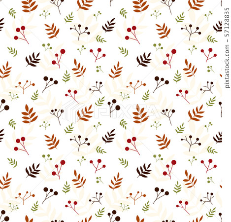 Organic pattern - seamless - Stock Illustration [57128835] - PIXTA