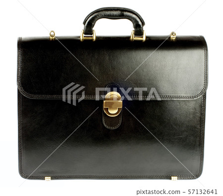 Black Leather Briefcase 57132641