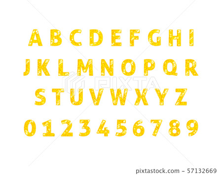 Diamond alphabet font vector illustration isolated on white background 57132669