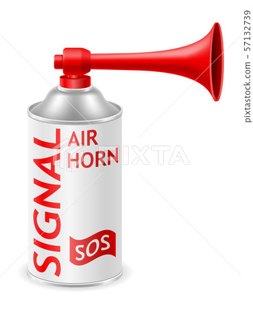 air horn for rescue sos or sports signals vector 57132739