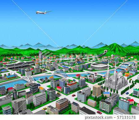 City skyline 57133178