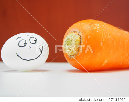 Egg and carrot Egg and carrot 57134011